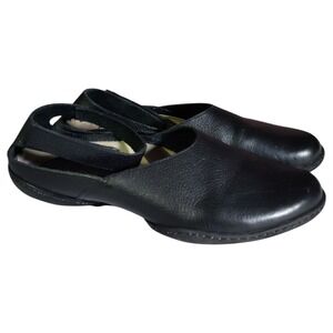 Uffizi Sandals Womens Size US 9 - 9.5 EU 40 Ankle Strap Black Leather Luxury